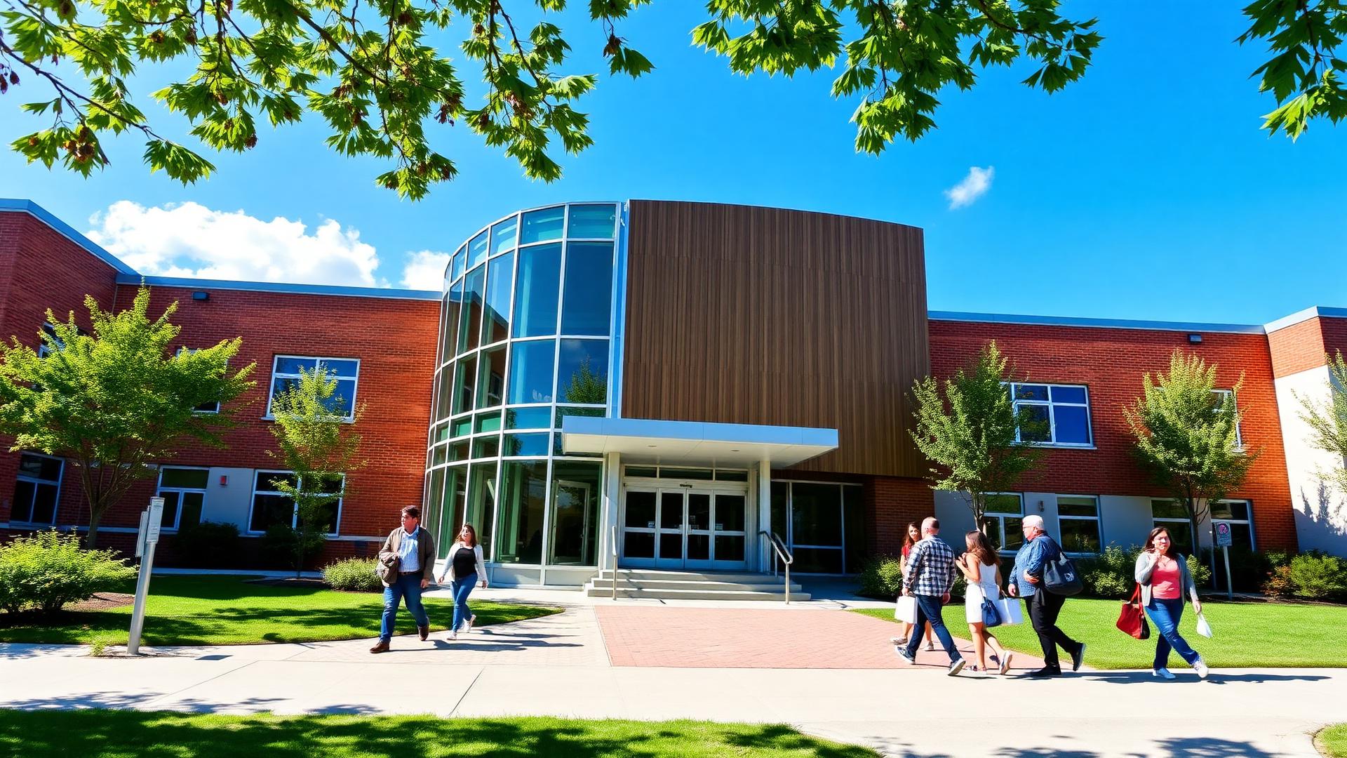 Bright Future Academy campus on a sunny day